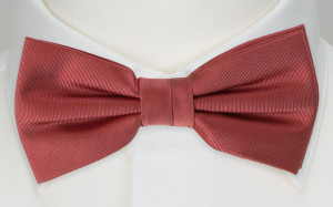 SOLID ROSE bow tie
