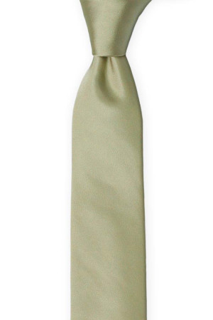 SOLID Sage green boy's tie medium