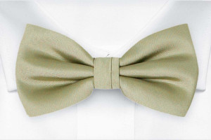 SOLID SAGE GREEN bow tie