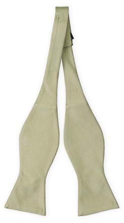 SOLID SAGE GREEN self-tie bow tie