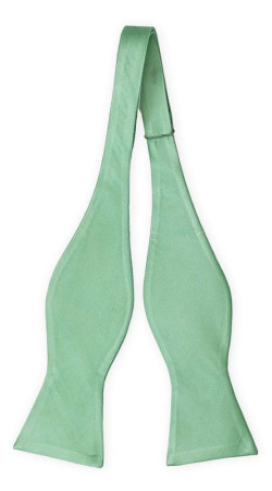 SOLID SEAFOAM TURQUOISE self-tie bow tie