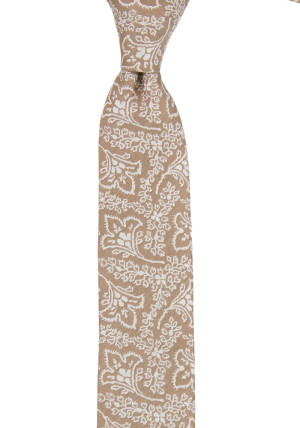 SOONRELATED FAWN BEIGE skinny tie