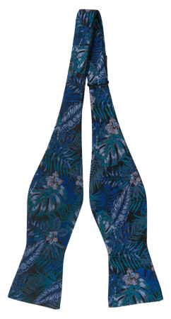 SOULSYSTEM BLUE self-tie bow tie