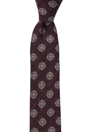 SPEAKLOUDER MAHOGANY skinny tie