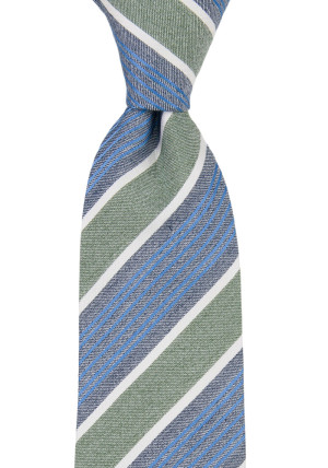SPONTANEOUSSTRIPES FAWN GREEN tie