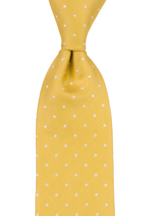 SPOTONDOT YELLOW tie