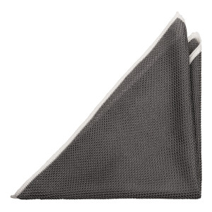 STIMMA Grey pocket square
