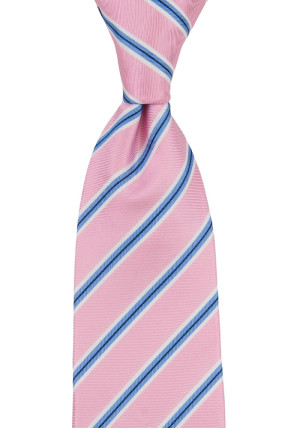 STRAIGHTONSTRIPE PINK tie