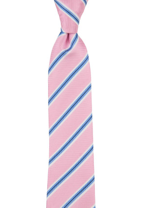 STRAIGHTONSTRIPE PINK skinny tie