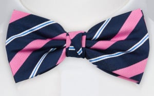 STRIPEFORWARD PINK bow tie