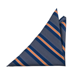 STRIPENERGY BLUE pocket square