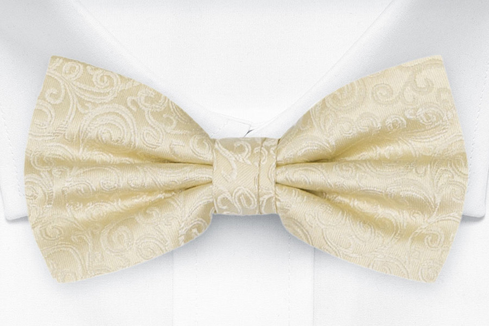 SWANKY CHAMPAGNE pre-tied bow tie