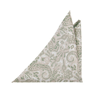 SWEETHEARTER GREEN pocket square