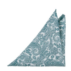 SWEETHEARTER TURQUOISE pocket square