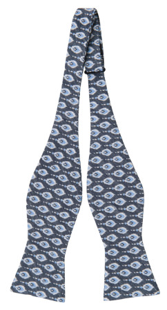 SYMBIOTIC DARK BLUE self-tie bow tie