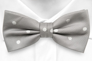 TROLOVAD GREY bow tie
