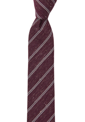 TAKENFORGRANTED WINE RED skinny tie