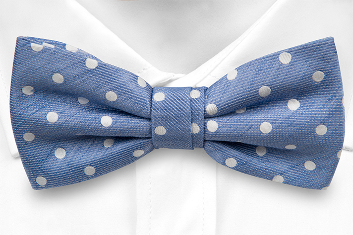 TALAMOD BLUE pre-tied bow tie