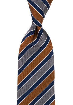 THELOOKER NAVY CINNAMON tie