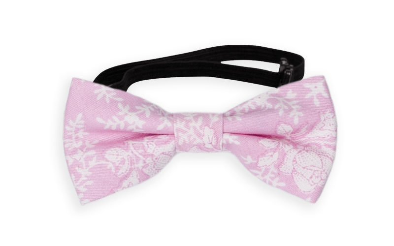 THUMBELINA PINK baby bow tie