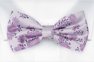 TOSSBLOSSOM POWDER PURPLE bow tie