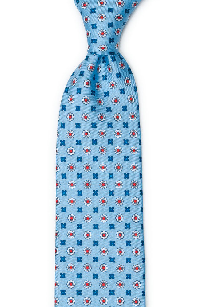 TRIFOGLEZZA LIGHT BLUE tie