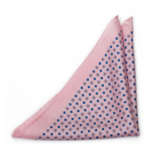 TRIFOGLEZZA PINK pocket square
