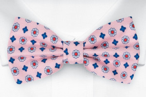 TRIFOGLEZZA PINK bow tie