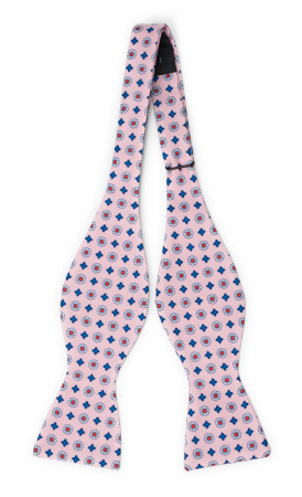 TRIFOGLEZZA PINK self-tie bow tie