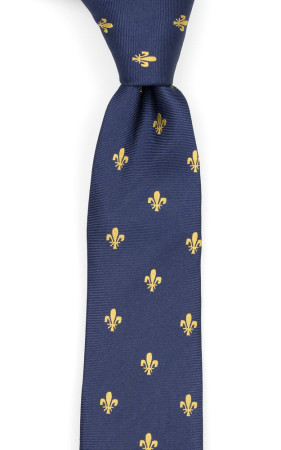 TRILLIAN BLUE skinny tie
