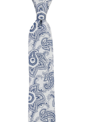 TRUELOVER WHITE skinny tie
