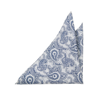 TRUELOVER WHITE pocket square
