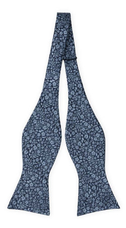 TUSSIEMUSSIE BLUE self-tie bow tie