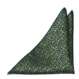 TUSSIEMUSSIE GREEN pocket square