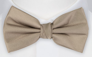 Twillie TAUPE bow tie