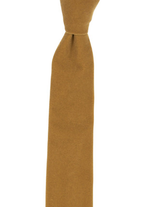 Velvet BUTTERSCOTCH BEIGE skinny tie