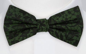VIGSEL DARK GREEN bow tie