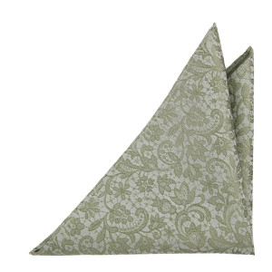 VIGSEL MOSS GREEN pocket square
