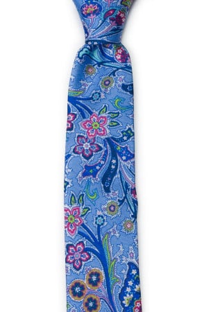 VIVACE BLUE skinny tie