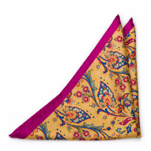 VIVACE YELLOW pocket square