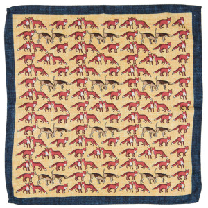 VOLPE YELLOW pocket square