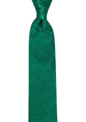 WEDDED EMERALD GREEN skinny tie