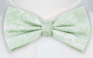 WEDDED PASTEL GREEN bow tie