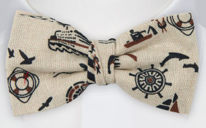 WORSHIP LINEN bow tie