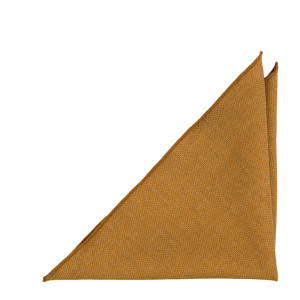YARNING OCHRE YELLOW pocket square