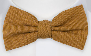 YARNING OCHRE YELLOW bow tie