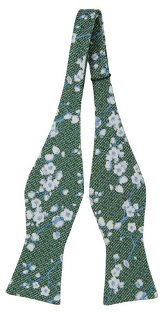 YOUPROMISED GREEN self-tie bow tie